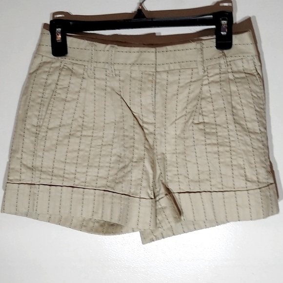 Express Pants - Express Design Studio Striped Editor Shorts